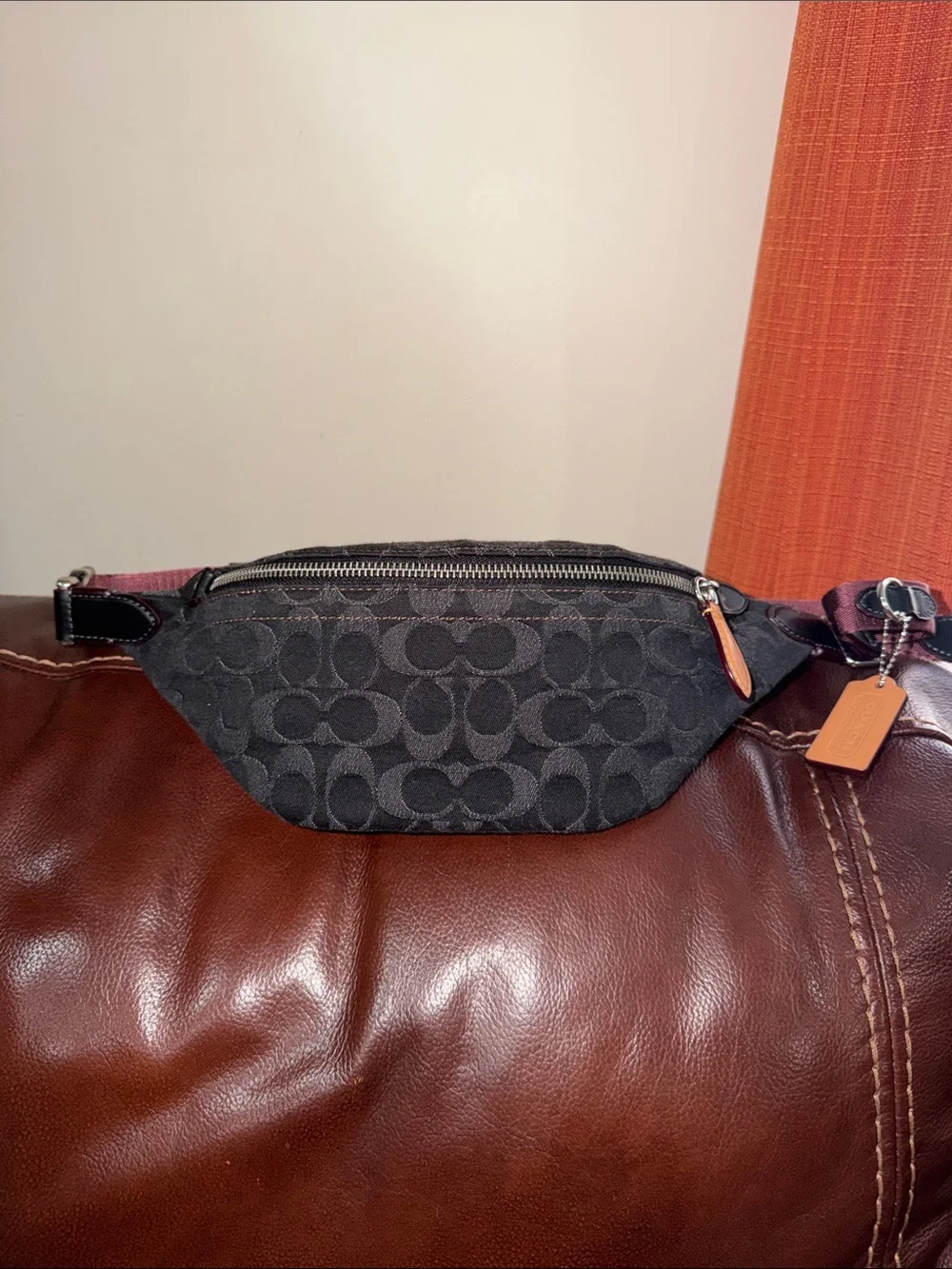 ‼️Coach Charter Belt Bag 7 In Signature Denim